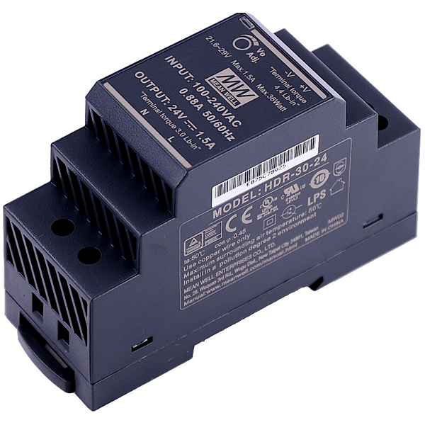Источник питания HDR-30-24, Mean Well